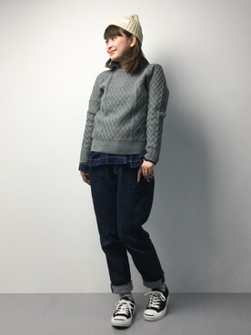 ななこさん（レディース・156cm）の冬コーディネート