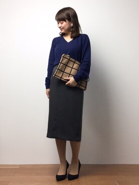 ななこさん（レディース・156cm）の冬コーディネート