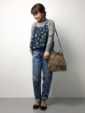 ななこさん（レディース・156cm）の冬コーディネート