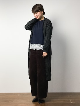 ななこさん（レディース・156cm）の冬コーディネート