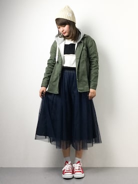 ななこさん（レディース・156cm）の春コーディネート