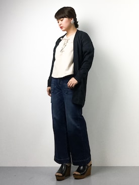 ななこさん（レディース・156cm）の春コーディネート