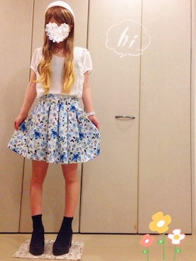 「#lowrysfarm」｜a i r i ❁さん（レディース・153cm）の夏コーディネート