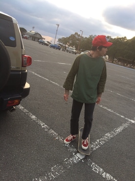 「FUJITO（フジト）のアイテム」を使った、mayoraaaさん（メンズ・177cm）の冬コーディネート