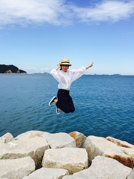 はるかさん（レディース・158cm）の夏コーディネート