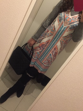 「TO BE CHIC（トゥー ビー シック）のアイテム」を使った、Sayurinさん（レディース・165cm）の春コーディネート