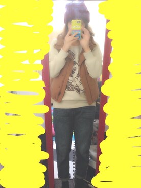 「スエット」｜しーちゃん★さん（レディース・157cm）の冬コーディネート