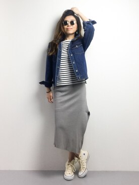 ..HK..さん(レディース・160cm)の春コーディネート