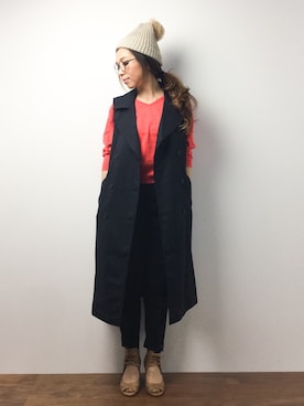 「Another Edition（アナザーエディション）のアイテム（ブーティ）」を使った、..HK..さん（レディース・159cm）の春コーディネート
