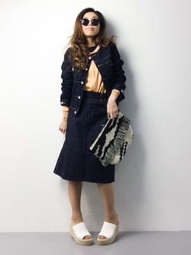 ..HK..さん（レディース・159cm）の春コーディネート