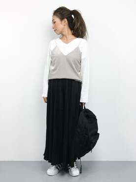「Herschel Supply（ハーシェルサプライ）のアイテム」を使った、..HK..さん（レディース・159cm）の秋コーディネート