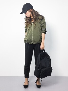 「Spick & Span（スピックアンドスパン）のアイテム（ブルゾン）」を使った、..HK..さん（レディース・159cm）の秋コーディネート