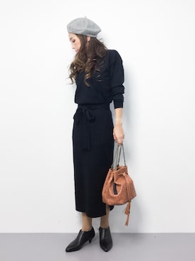 「JOURNAL STANDARD relume（ジャーナルスタンダード　レリューム）のアイテム（ハンチング/ベレー帽）」を使った、..HK..さん（レディース・159cm）の秋コーディネート