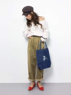 「Factor=（ファクターイコール）のアイテム（帽子）」を使った、..HK..さん（レディース・159cm）の秋コーディネート