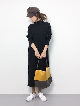 「Factor=（ファクターイコール）のアイテム（帽子）」を使った、..HK..さん（レディース・159cm）の秋コーディネート