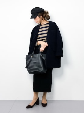 ..HK..さん（レディース・159cm）の冬コーディネート