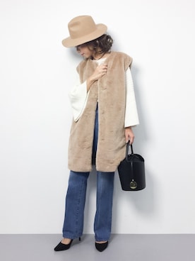 ..HK..さん（レディース・159cm）の冬コーディネート