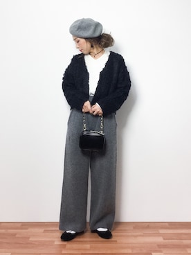 「Accessorize（アクセサライズ）のアイテム」を使った、..HK..さん（レディース・159cm）の冬コーディネート