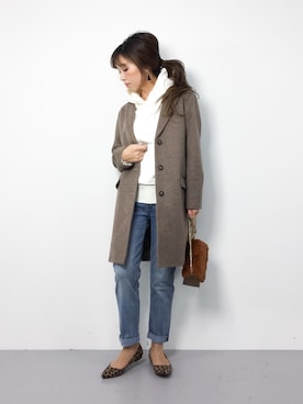 ..HK..さん（レディース・159cm）の冬コーディネート