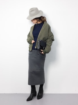 ..HK..さん（レディース・159cm）の冬コーディネート