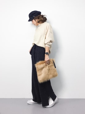 ..HK..さん（レディース・159cm）の冬コーディネート