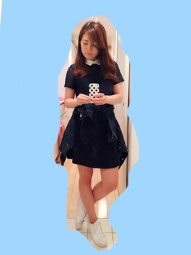 「Another Edition（アナザーエディション）のadidas SUPERSTAR/BC adidas SUPERSTAR（スニーカー）」を使った、yunさん（レディース・160cm）の夏コーディネート