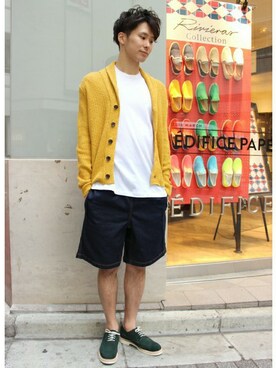 417 officialさん（メンズ・173cm）の春コーディネート