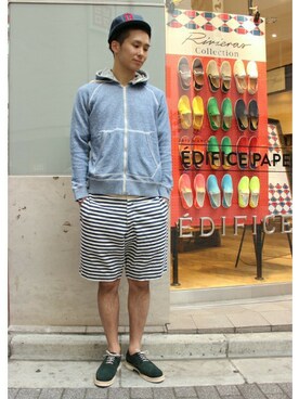 417 officialさん（メンズ・173cm）の春コーディネート