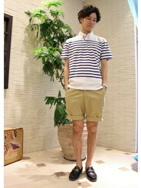 417 officialさん（メンズ・173cm）の春コーディネート