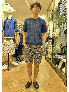417 officialさん(メンズ・173cm)の夏コーディネート