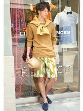 417 officialさん（メンズ・173cm）の夏コーディネート