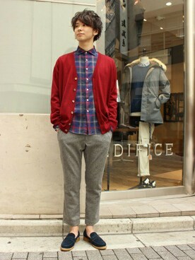 417 officialさん（メンズ・173cm）の秋コーディネート