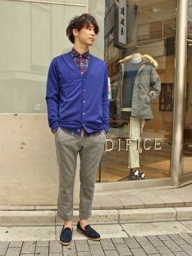 417 officialさん（メンズ・173cm）の秋コーディネート