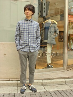 417 officialさん（メンズ・173cm）の秋コーディネート