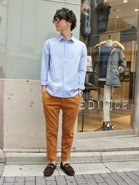 417 officialさん（メンズ・173cm）の秋コーディネート