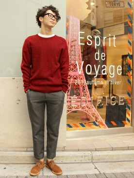 417 officialさん(メンズ・173cm)の秋コーディネート