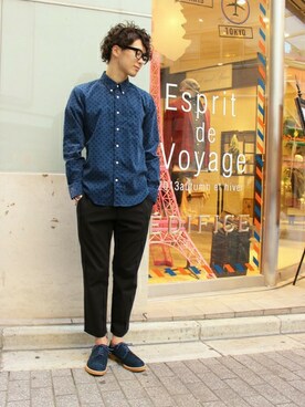 417 officialさん（メンズ・173cm）の秋コーディネート