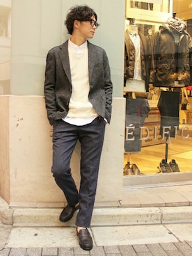 417 officialさん（メンズ・173cm）の秋コーディネート