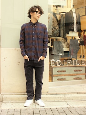 417 officialさん（メンズ・173cm）の秋コーディネート