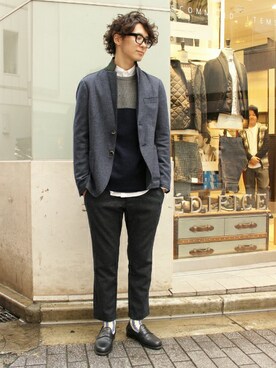 417 officialさん(メンズ・173cm)の秋コーディネート