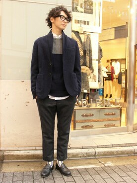 417 officialさん(メンズ・173cm)の秋コーディネート