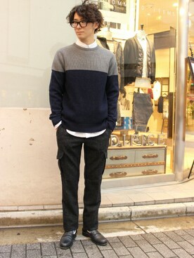 417 officialさん（メンズ・173cm）の秋コーディネート