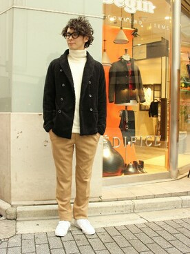 417 officialさん（メンズ・173cm）の秋コーディネート