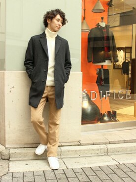 417 officialさん（メンズ・173cm）の秋コーディネート