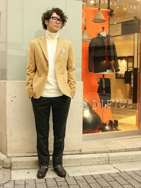 417 officialさん（メンズ・173cm）の秋コーディネート