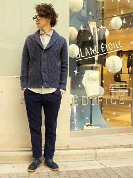 417 officialさん(メンズ・173cm)の冬コーディネート