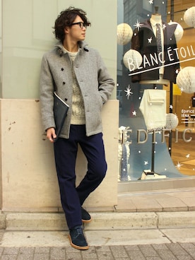 417 officialさん(メンズ・173cm)の冬コーディネート