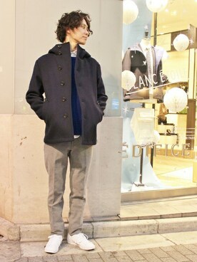 417 officialさん(メンズ・173cm)の冬コーディネート