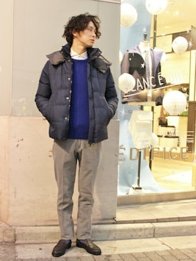 417 officialさん(メンズ・173cm)の冬コーディネート