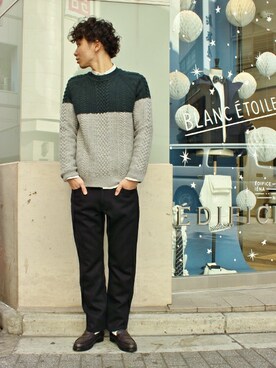 417 officialさん（メンズ・173cm）の冬コーディネート